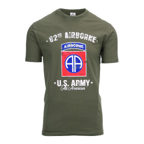 T-Shirt US Army 82nd Airborne Grün - Fostex Garments