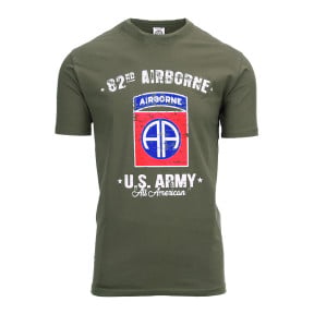 T-Shirt US Army 82nd Airborne Grün - Fostex Garments