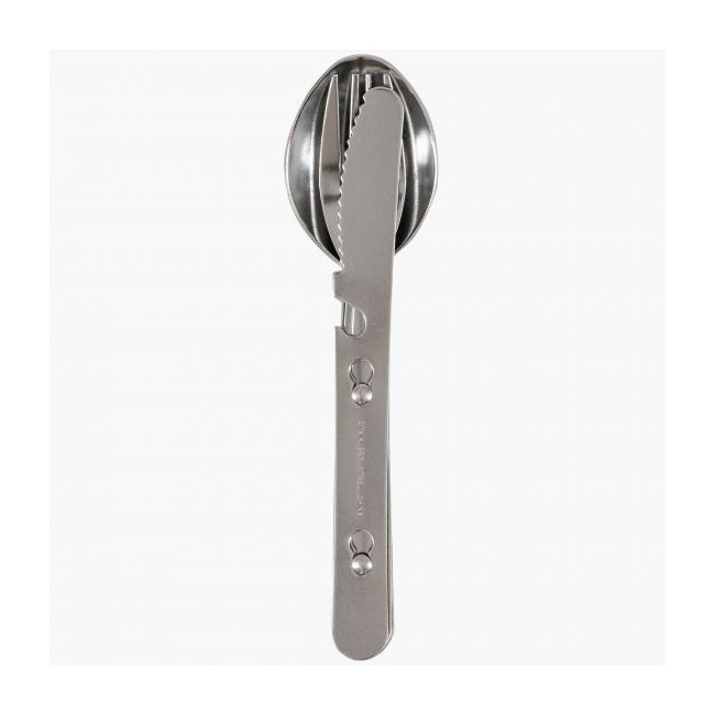 Clip kit couteau fourchette cuillère acier - Highlander