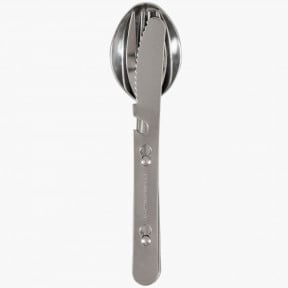 Clip kit couteau fourchette cuillère acier - Highlander