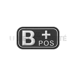 Blutgruppen-Patch rechteckig Swat B positiv - JTG