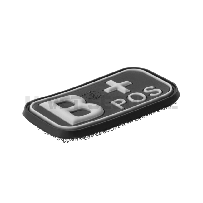 Patch groupe sanguin rectangulaire Swat B positif - JTG