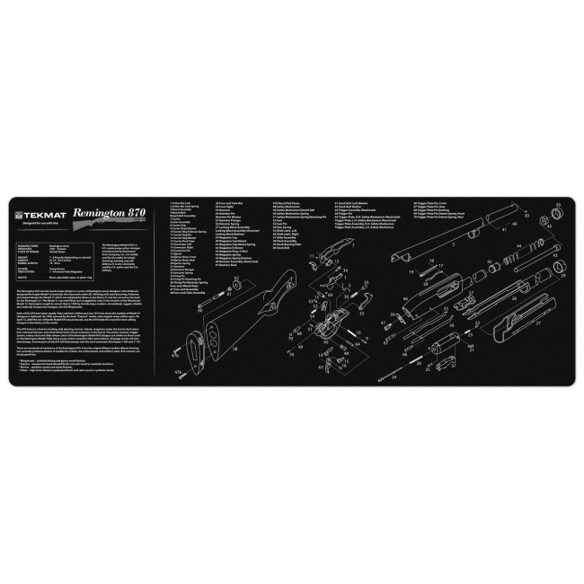 Zerlegungsmatte für Remington 870 Gewehr - Tekmat
