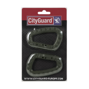 Zestaw 2 karabińczyków zielonych - City Guard