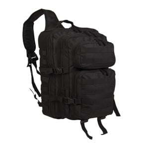 Sac à dos une sangle noir 29L - Miltec