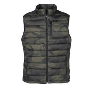 Gewatteerd vest camo trek groen - City Guard