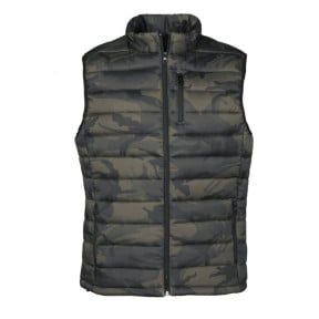 Gilet matelassé camo trek vert - City Guard