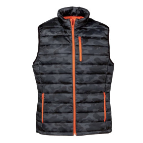 Gilet matelassé camo trek bleu - City Guard