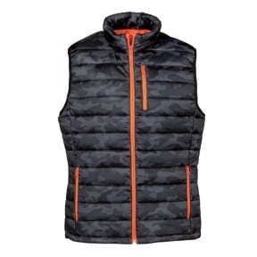 Gilet matelassé camo trek bleu - City Guard