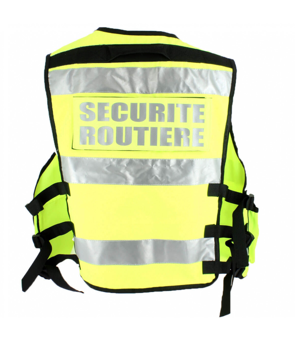 Pack de gilets de sécurité jaune fluorescent réfléchissant 10pcs, haute  visibilité pour cycliste, conducteur, coureur, éboueur, etc., 70 * 46cm,  norme Ce