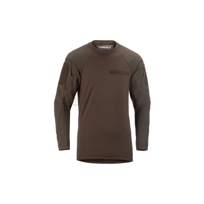 Tee shirt tactique manches longues MKII Instructor Marron - Clawgear
