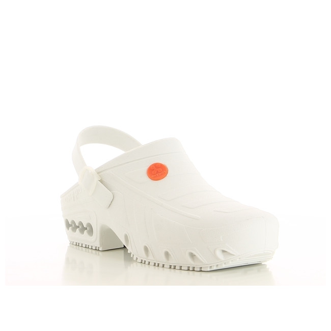 Chodak blokowy OXYCLOG Biały - Safety Jogger Professional