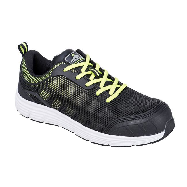 Baskets de Sécurité TOVE Steelite S1P Noir et Vert - Portwest