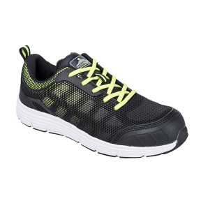 Buty robocze TOVE Steelite S1P Czarne i Zielone - Portwest