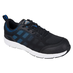 Baskets de Sécurité TOVE Steelite S1P Noir et Bleu - Portwest