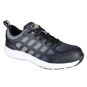 Baskets de Sécurité TOVE Steelite S1P Noir et Blanc - Portwest
