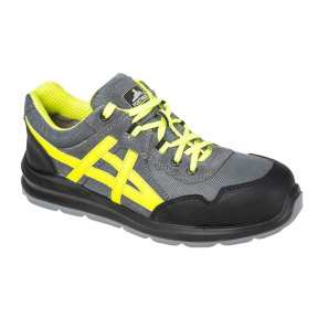 Buty robocze MERSEY Steelite S1 Szare i Żółte - Portwest