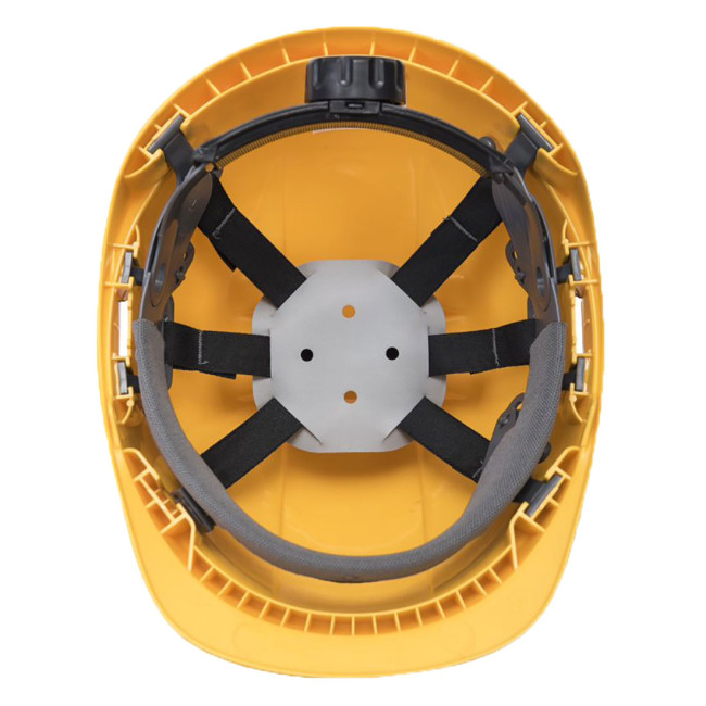 Casque endurance de chantier avec visière Jaune - Portwest