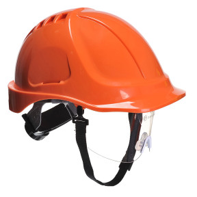 Casque endurance de chantier avec visière Orange - Portwest