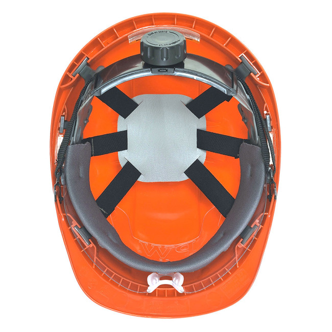 Casque endurance de chantier avec visière Orange - Portwest