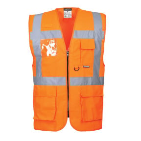 Gilet Hautre Visibilité Executive - Berlin Orange - Portwest
