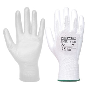 A120 - PU-beschichtete Nylonhandschuhe Weiß - Portwest