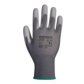 A120 - Gants Nylon enduits PU Gris - Portwest