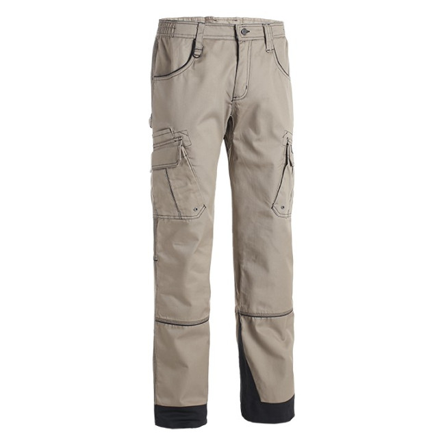PANTALON DE TRAVAIL ANTRAS BEIGE ET NOIR - North Ways