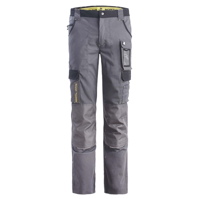 WERKBROEK MULTI-POCKET CARY GRIJS EN ZWART - North Ways