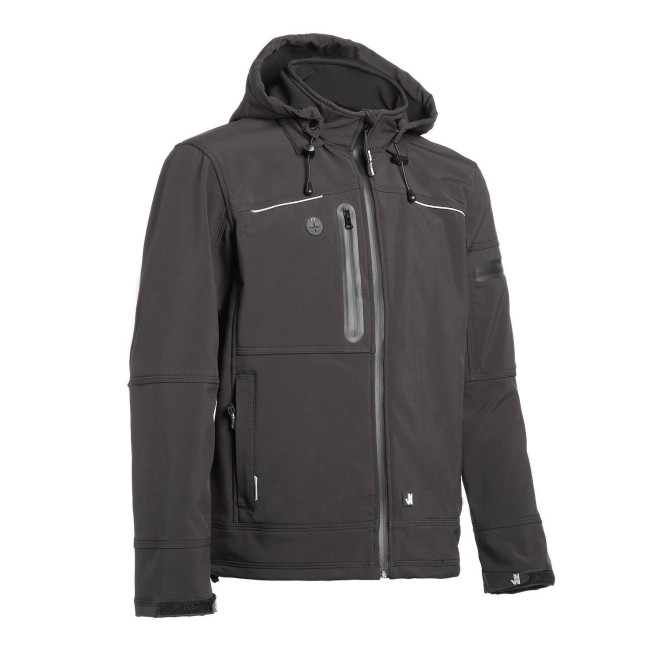 VESTE SOFTSHELL FLORES NOIR - North Ways