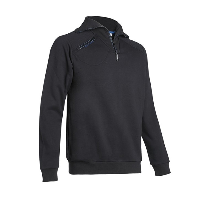 SWETER DZIANINOWY STYL BLUZA LARGO CZARNY - North Ways