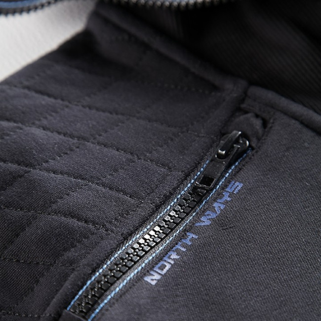 SWETER DZIANINOWY STYL BLUZY LARGO CZARNY - North Ways