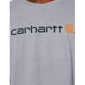 Tee-Shirt Core Logo manches longues 104107 Heather Grey - Carhartt