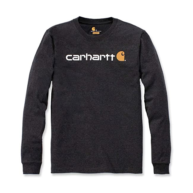 Tee-Shirt Core Logo manches longues 104107 Noir - Carhartt