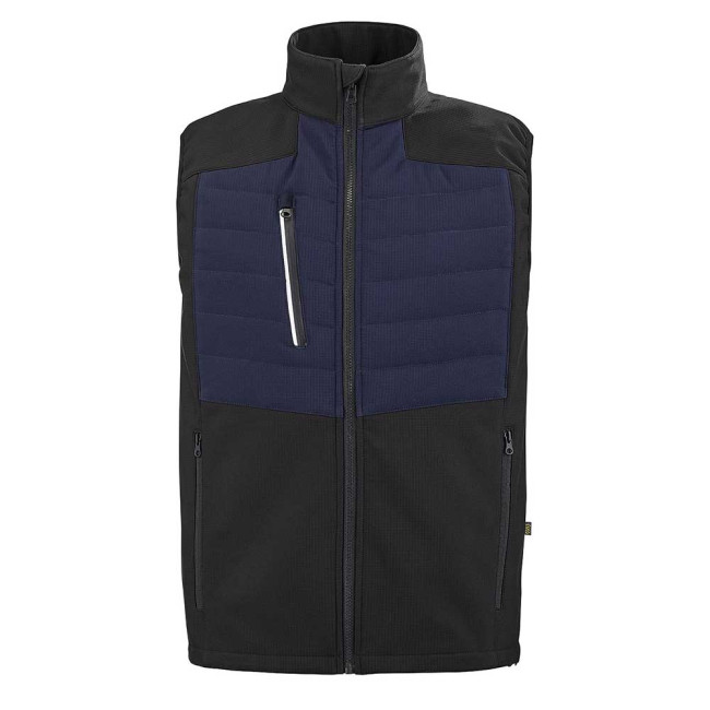 GEWATTEERDE BODYWARMER PIRIN NAVY / ZWART - Lafont