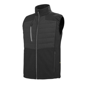 GILET MATELASSE PIRIN GRIS CHARCOAL / NOIR - Lafont