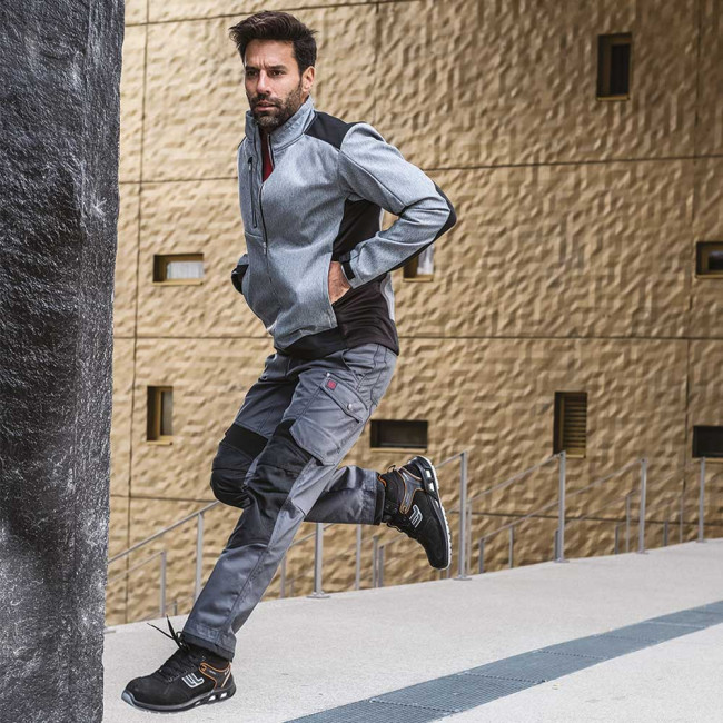 BROEK H ZAKKEN TAILLE VOLANTES ROTOR STAAL / ZWART - Lafont