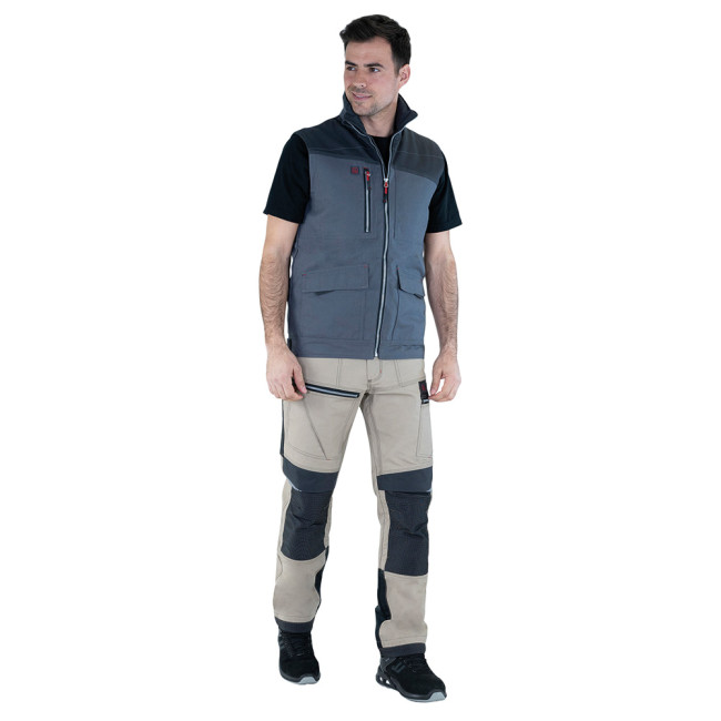 BODYWARMER HAMMER STAAL / CHARCOAL - Lafont
