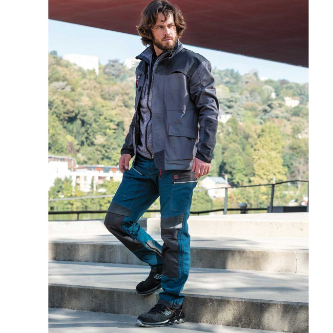 PANTALON H SPANNER PETROLE / CHARCOAL - Lafont