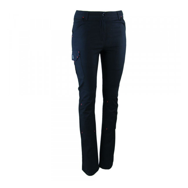 Pantalon de travail Femme Stretch Noir - SOUPLESSE - LMA