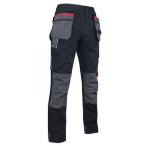 Pantalon de travail poches volantes amovibles Noir - MINERAI - LMA