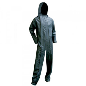 Combinaison de travail 2 zips de pluie Kaki Foncé - METEORE - LMA