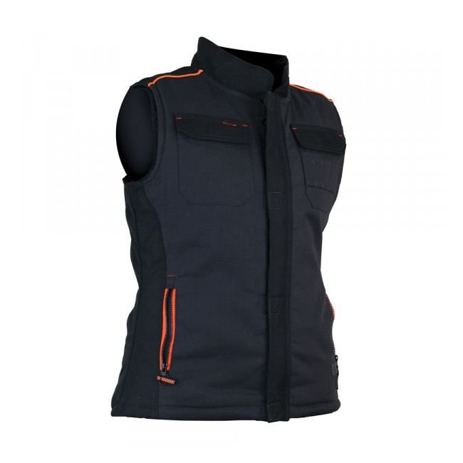 Bodywarmer bicolor dames Grijs/Zwart - MADISON - LMA