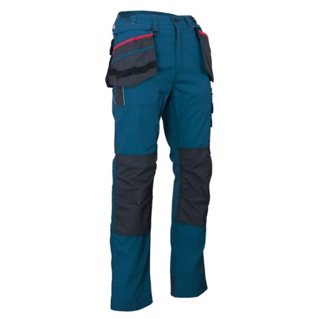 Werkbroek met afneembare hangzakken Kobalt - CREUSET - LMA