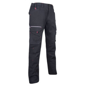 Pantalon de travail battle canvas Noir - BASALTE - LMA