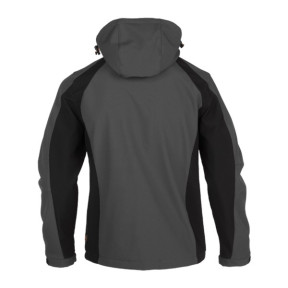TRYSTAN Kapuzen-Softshell Anthrazit/Schwarz - Herock