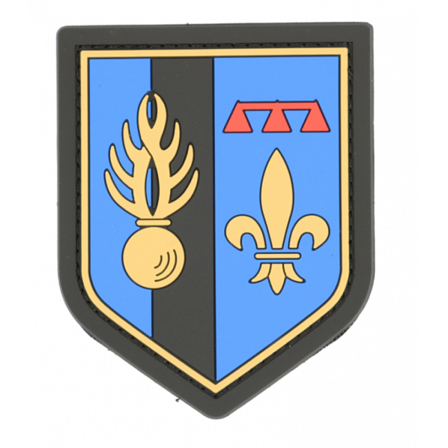 Emblemat PVC Żandarmeria Mobilna Strefa Obrony MARSYLIA - Cholet