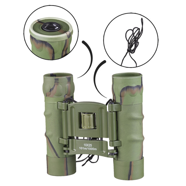 Lornetka 10x25 składana Gen.II Kamuflaż - Miltec