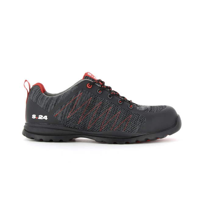 Baskets de sécurité SIROCCO Noir/Rouge S1P HRO HI CI SRA - S.24