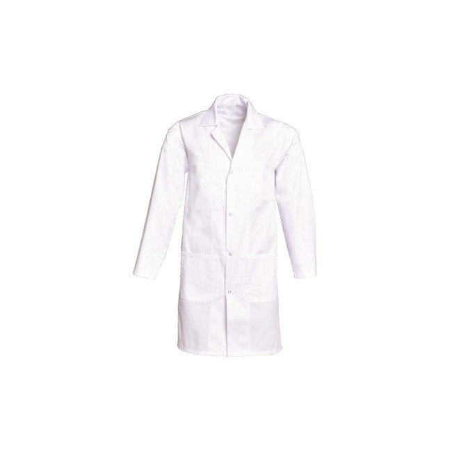 Blouse Blanche à pressions Homme XAVIER - SNV